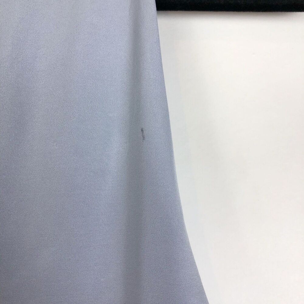 ALFRED SUNG Platinum Light Blue Jersey Sateen Mikado Long Gown with Sash Size 0 - Picture 9 of 11